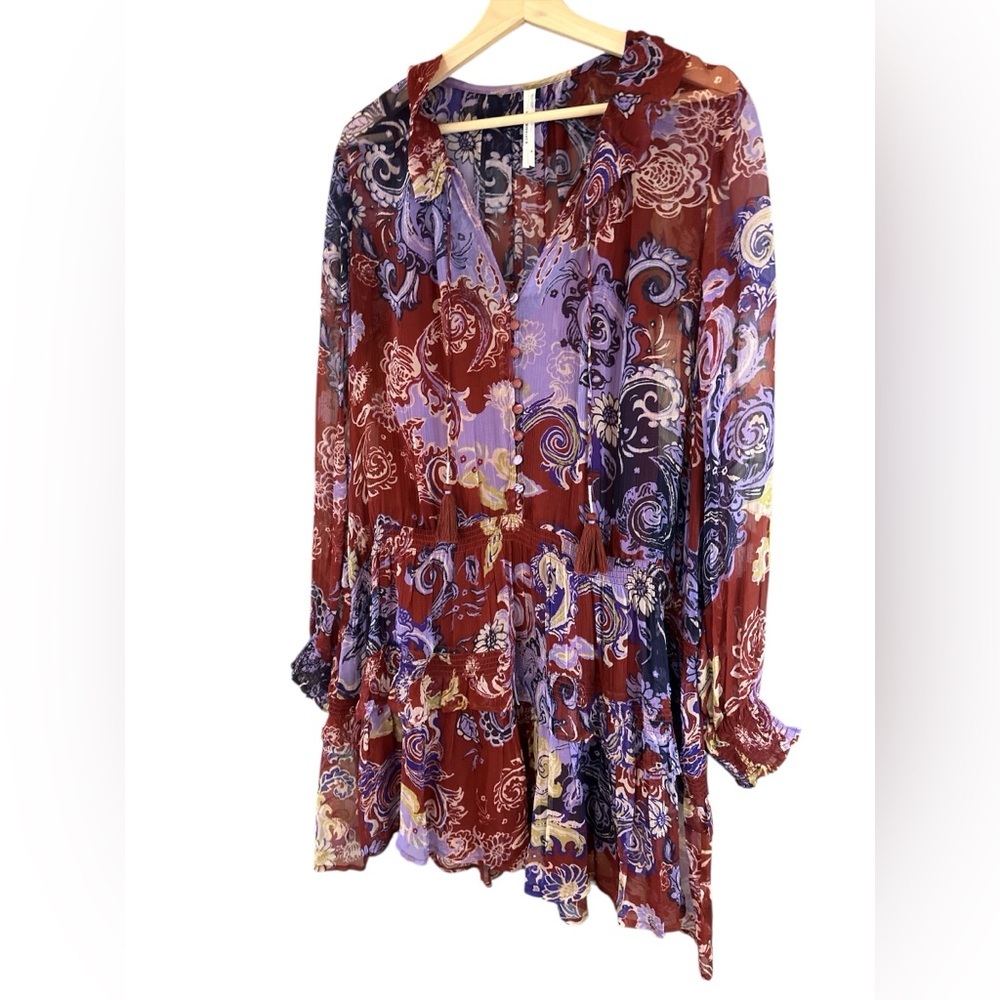 Anthropologie Maeve The Marais chiffon mini dress - Picture 7 of 14